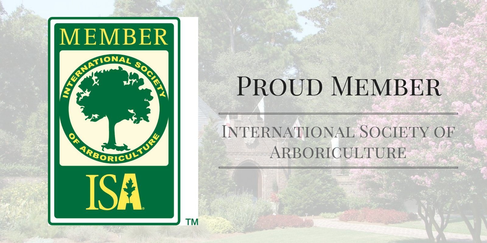 Four Seasons Landscaping proud member of international society of arboriculture